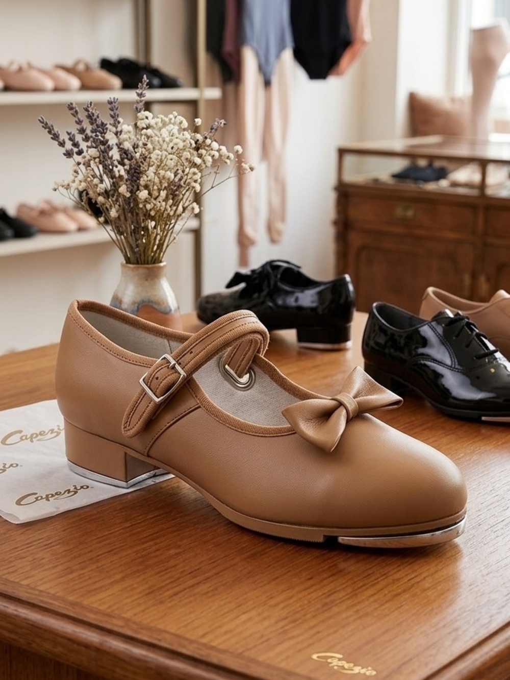 Girls Leather Tap Shoes